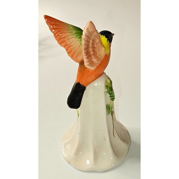 Vintage Ardalt Lenwile Bone China Bell Oriole Bird 5 inches Tall - Picture 3 of 9